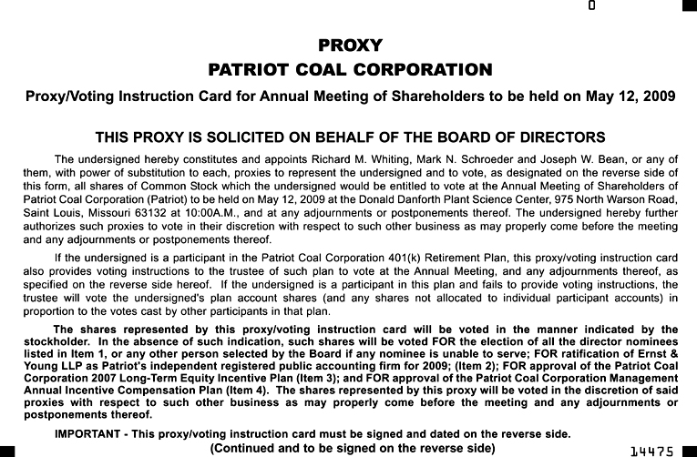 (PROXY CARD)